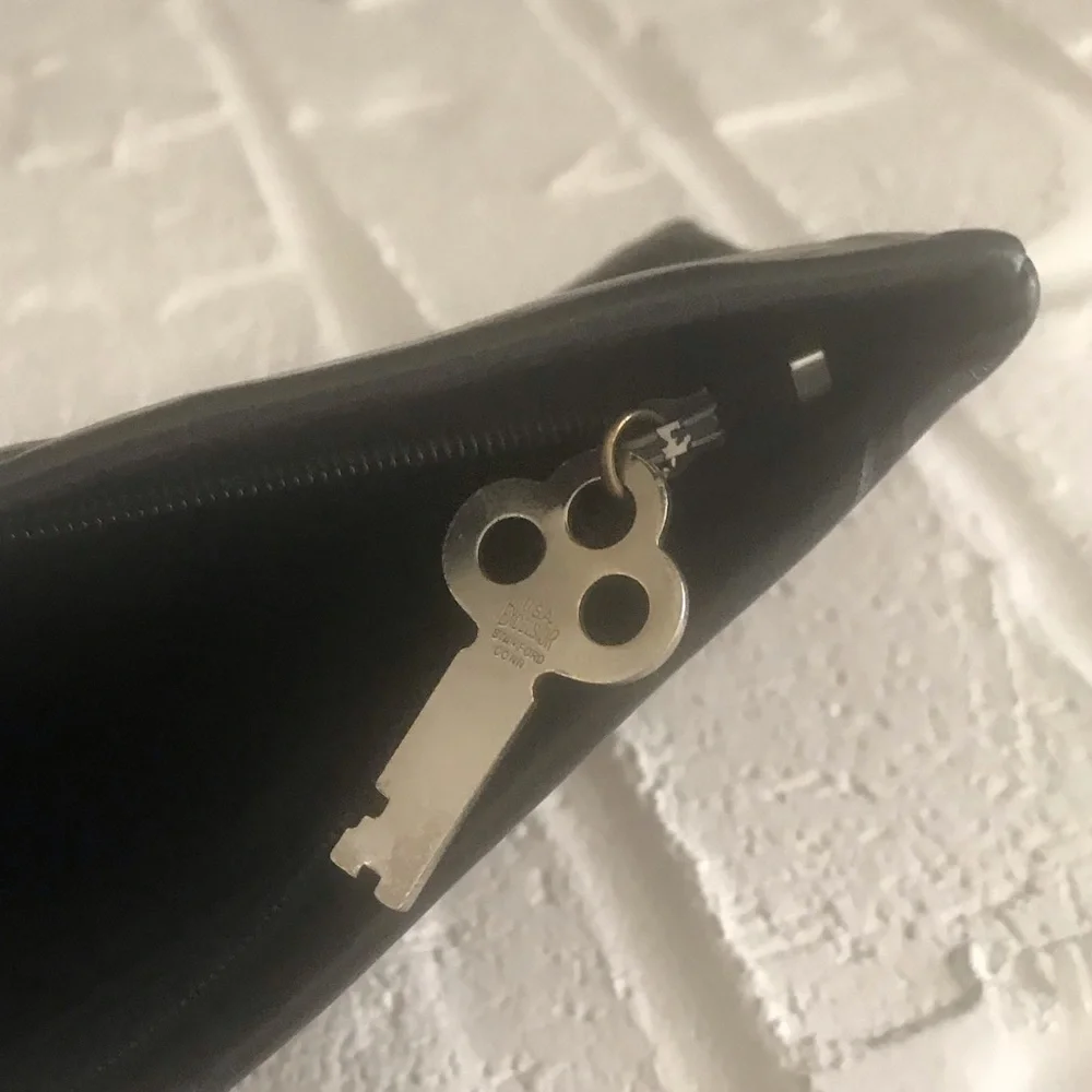 Black Hand Painted Clutch